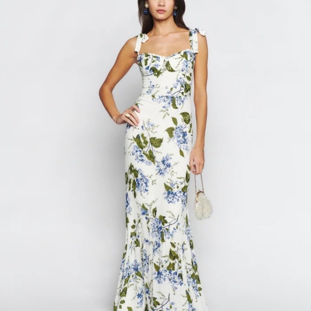 Reformation - Jasen Dress (Color: Riviera, Size: 6)